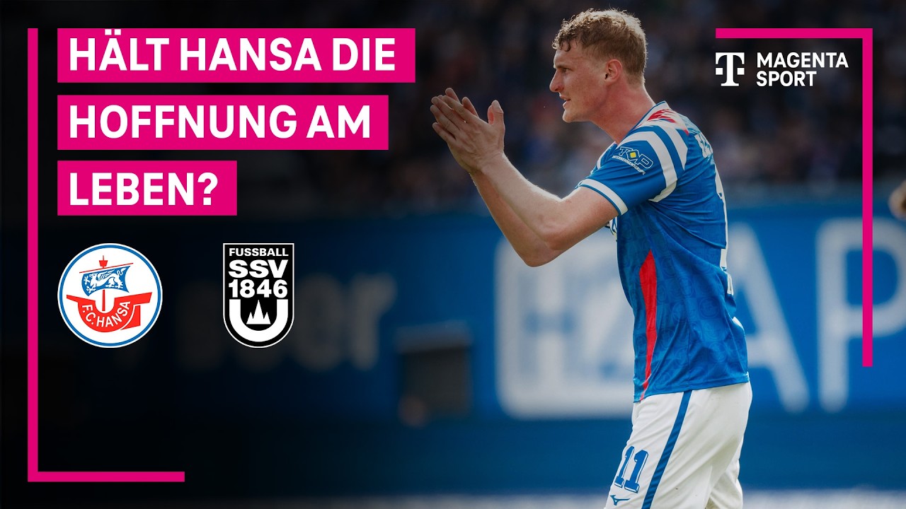 F.C. Hansa Rostock vs SSV Ulm 1846 Highlights