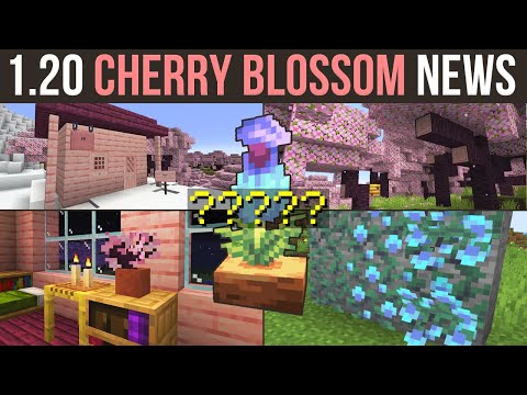 Minecraft 1.20 CHERRY BLOSSOM - Leaked Secrets & New Biome