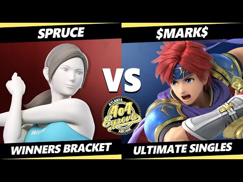 4o4 Smash Night 59 - Spruce (Wii Fit Trainer) Vs. $Mark$ (Roy) SSBU Ultimate Tournament