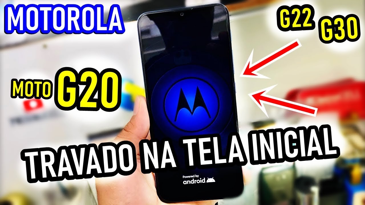 CELULAR MOTOROLA G10, G20, G22, G30 TRAVOU NA TELA INICINAL? TENTE ISSO ANTES DE FORMATA! SIMPLES