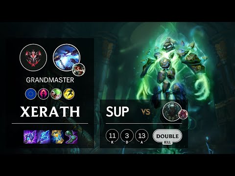 Xerath Support vs Pyke - EUW Grandmaster Patch 11.21