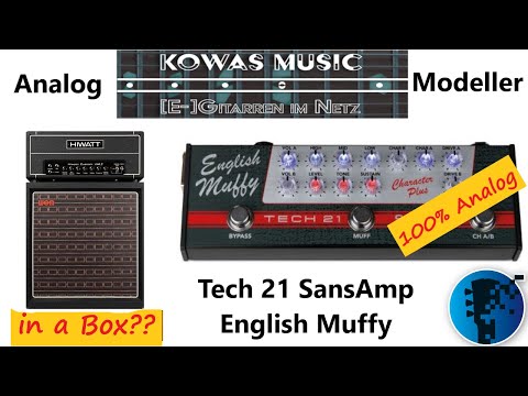 Tech 21 SansAmp Character Plus Series English Muffy 2022 - Present - Red / Silver image 6