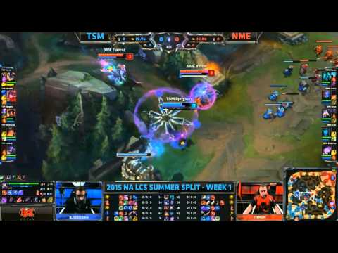 Flaresz Hecarim Diving Bjergsen Viktor Midlane Gank  - TSM vs NME