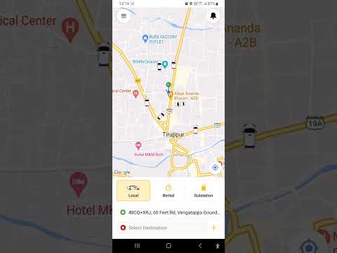 Vantagens de reserva do aplicativo Red Taxi.