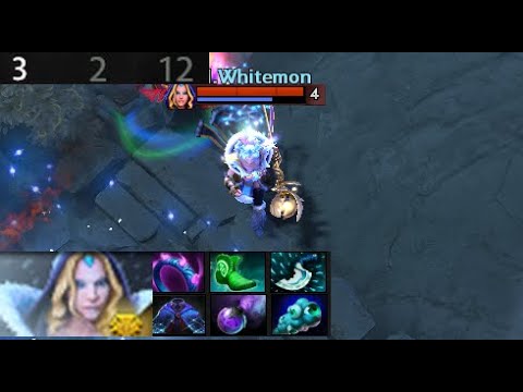 Whitemon - Crystal Maiden | Thunder Predator vs T1  (game 1) BO2 | The International 2021