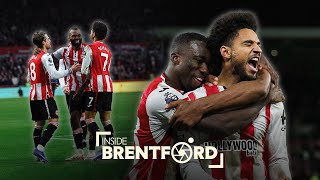 Pitchside for Schade's hat-trick against Bournemouth 🤩 | Inside Brentford | Bournemouth (H)