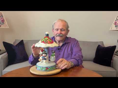 Jim Shore 2025 QVC Exclusive Snowman Carousel