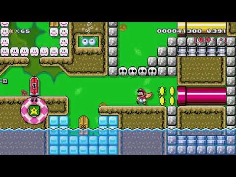 Temple of the Four Elements by Spongey_ - Super Mario Maker 2 - No Commentary 1bx