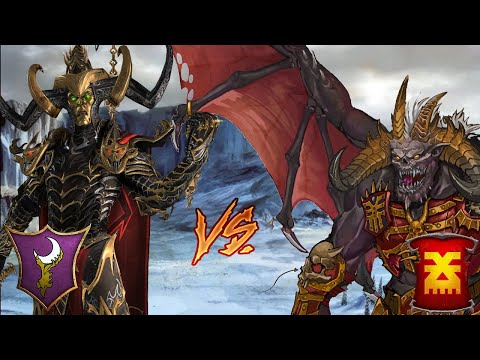 KHORNE ROR TIME | Dark Elves vs Khorne - Total War Warhammer 3 Land Battle