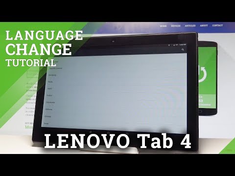 How to Change Language on LENOVO Tab 4 10 |HardReset.info