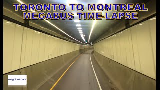Toronto to Montreal Megabus Time-lapse | Front View Ride