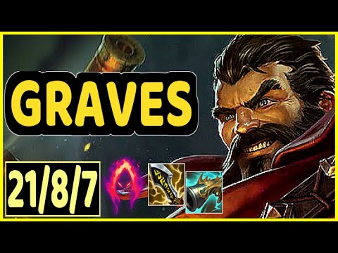 GRAVES VS REK'SAI - 21/8/7 KDA JUNGLE GAMEPLAY CHALLENGER I