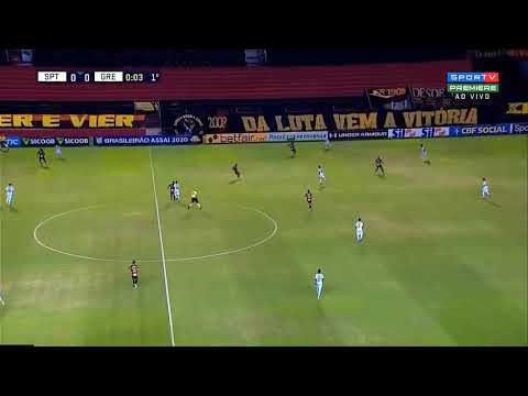 Expulsão de Kannemann, Gol de Pênalti e empate do Gremio | Sport 1x1 Grêmio.