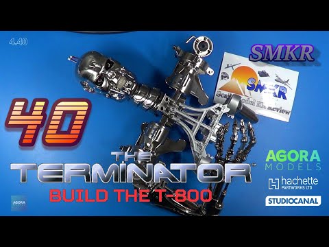 Agora Models Build the T-800 Terminator Pack 4 Stage 40 - Creating the Thoracic Cage