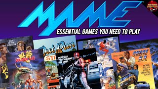 Top 250 Best MAME Games of all time (Time Stamps) #mame #arcadegames #arcadegaming