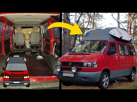 In 5 Minuten vom VW T4 Transporter zum Hochdachcamper