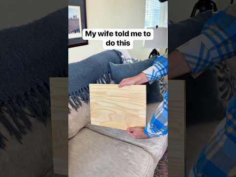 Easy DIY couch table 🛋️ #homediy #couch #coffeetable #apartmentliving