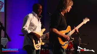 Sweetwater Gearfest 2015 Mike Stern and Nathan East jazzy jamming and on playing from the heart