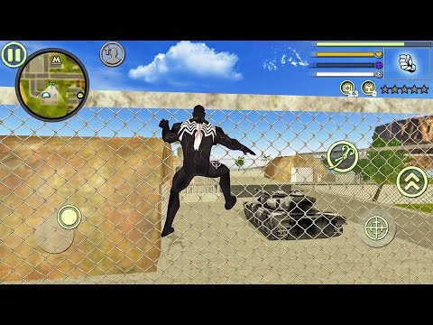 Venom Spider Rope Hero Vice Town #3 - Android Gameplay