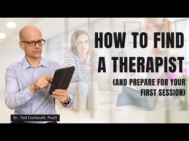 How to find a therapist and prepare for your first meeting