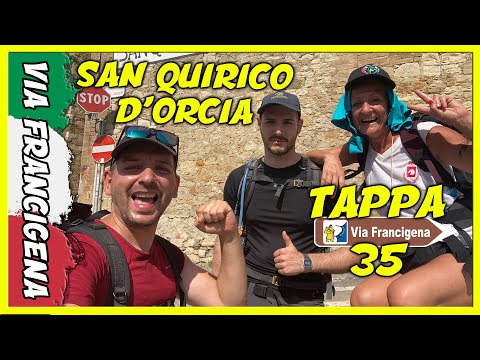 VIA FRANCIGENA STAGE 35 FROM PONTE D'ARBIA BUONCONVENTO TO SAN QUIRICO D'ORCIA (TUSCANY) 4K DRONE