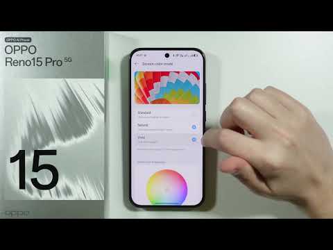 OPPO Reno 15 Pro: How to Adjust Display Colors (Change Screen Colors)