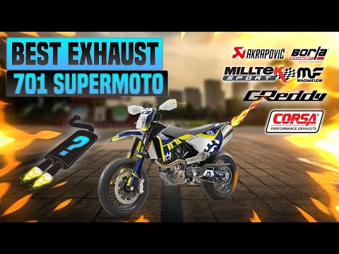 Husqvarna 701 Supermoto Exhaust Sound🔥Akrapovic,Arrow,Dominator,FMF,GPR,Mivv,Remus,Wings,Yoshimura