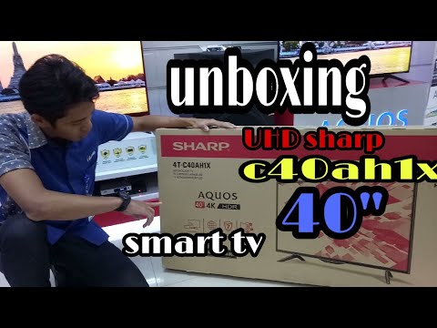 Sharp uhd 4T-C40AH1X smart tv 2019