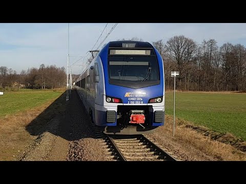 ED160 pociąg IC KORMORAN relacji Wisła Uzdrowisko-Olsztyn Głowy  przelot przez Skoczów Bładnice