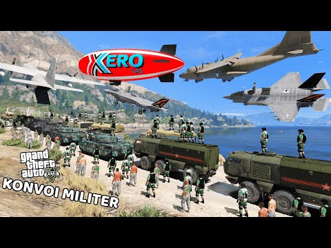 KONVOI OFFROAD SEMUA KENDARAAN MILITER - GTA 5 MOD