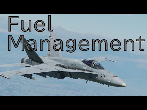 DCS F/A-18 Fuel Management