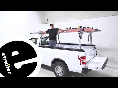 etrailer | Mount: Thule TracRac SR Sliding Truck Bed Ladder Rack w/ Cantilever on a 2020 Ford F-150