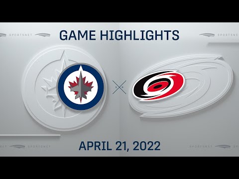 NHL Highlights | Jets vs. Hurricanes - Apr. 21, 2022