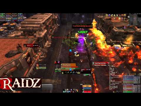 WoW - Raidz vs Thogar - Blackrock Foundry Mythic - Monk/Mage/Hunter PoV