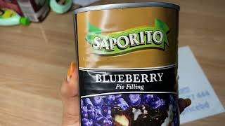 Saporito Blueberry Pie Filling Review Bangladesh | ব্লুবেরি পাই ফিলিং | cutpricebd.com
