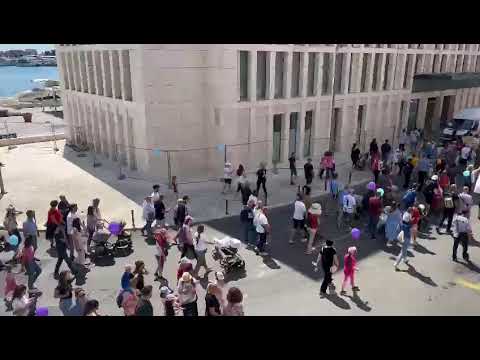 Split, Hod za život, 21. 5. 2022. - atmosfera na hodu