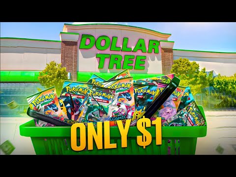 Finding RARE Pokémon Packs in Dollar Tree! Can We Profit?
