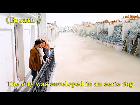 The city was enveloped in an eerie fog