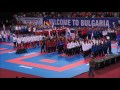44th European Karate Championships Cadets Juniors U21 Bulgaria Sofia Opening Ceremony