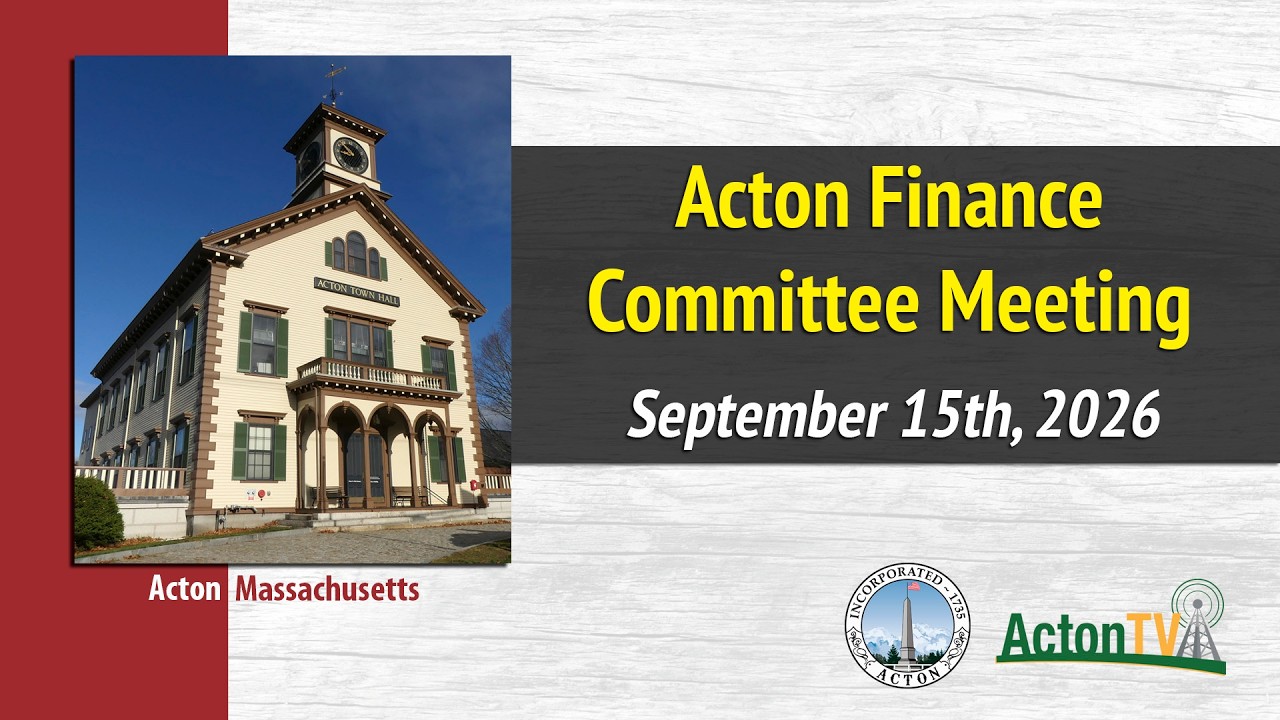 From the Finance Committee