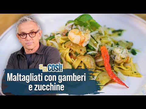 Maltagliati with Shrimp and Zucchini - This Is How It's Made | Chef Bruno Barbieri