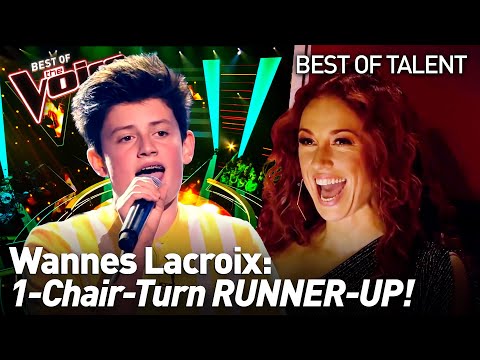 He went from last second 1 CHAIR TURN to RUNNER-UP in The Voice