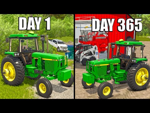I SPENT 365 DAYS BUILDING 1ST GENERATION FARM FROM SCRATCH (1ST GEN FARM)