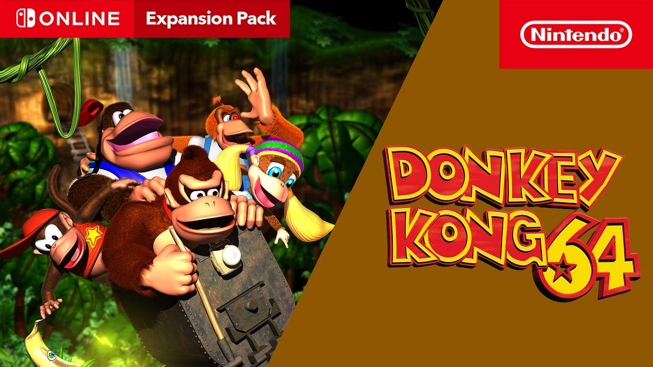 Donkey Kong 64 &ndash; Nintendo 64 &ndash; Nintendo Classics &ndash; Nintendo Switch Online + Expansion Pack - YouTube