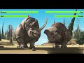 Ice Age 2002 Rhino Fight With Healthbars 5K Subscriber Special Edited By Kobe W