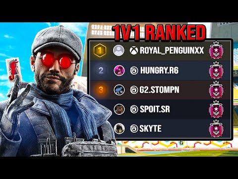 Getting #1 in The NEW 1V1 Ranked Mode in Rainbow Six Siege