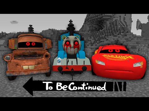 DON'T WATCH AT McQUEEN.EXE and THOMAS THE TANK ENGINE.EXE and MATER.EXE in Minecraft - Coffin Meme