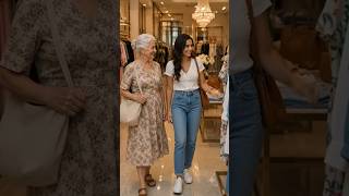 O QUE ELA NÃO SABIA SOBRE AQUELA SENHORA DE ROUPA SIMPLES. #humilhação #respeito #historia #shorts