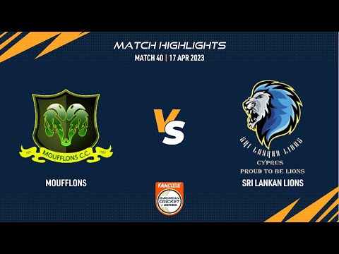 Match 40 - MFL vs SLL | Highlights | FanCode ECS Cyprus | 17 Apr 2023 | ECS23.207