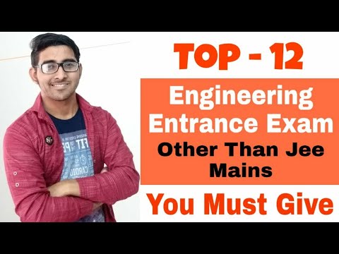 Top 10 engineering entrance exam other Than jee main 2023 | Bitsat ,Comedk , Mhtcet , Viteee, SRMJEE Video